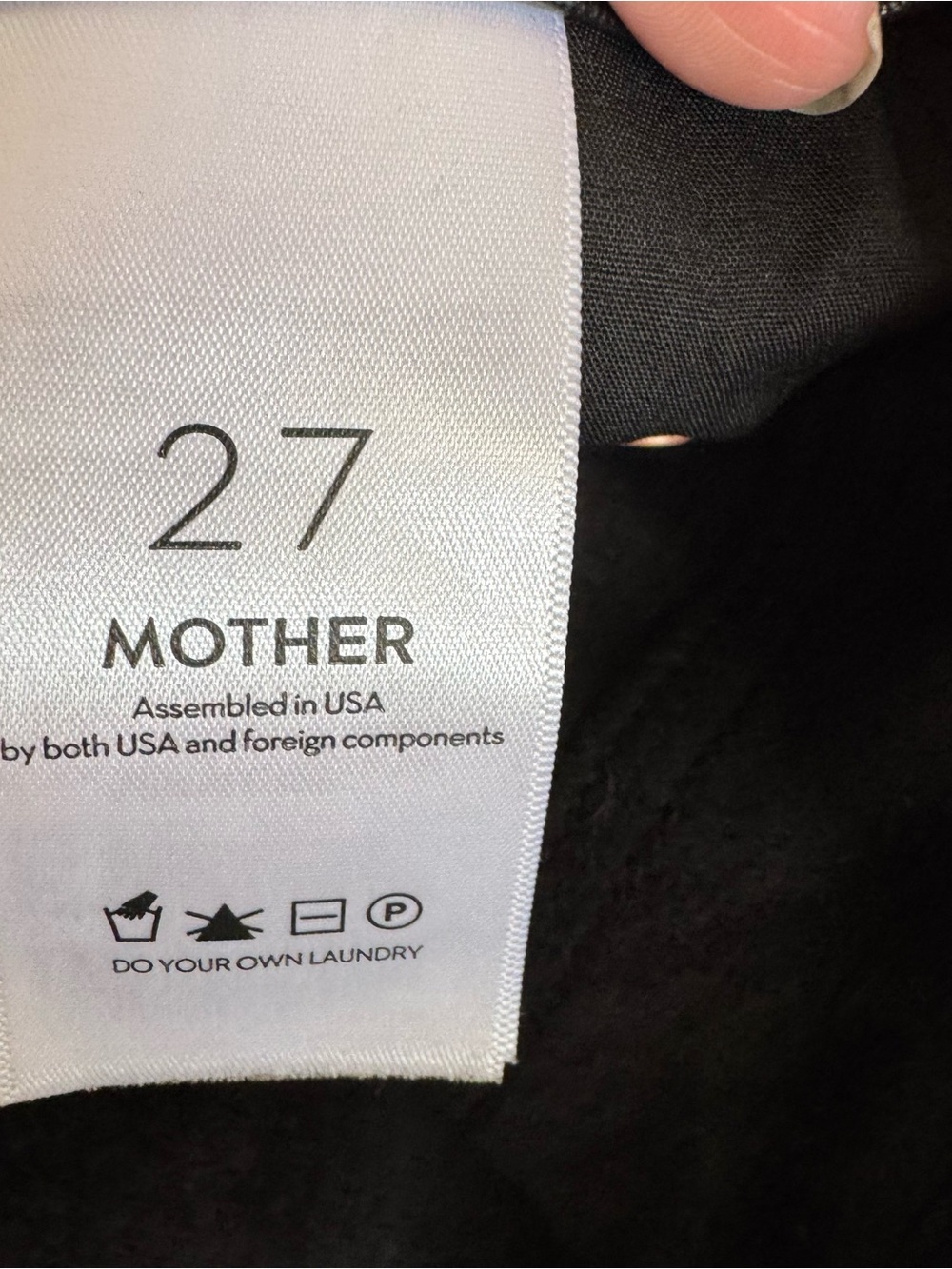MOTHER The Flagpole Faux Leather Maxi Skirt Black Size 27 - Picture 8 of 13